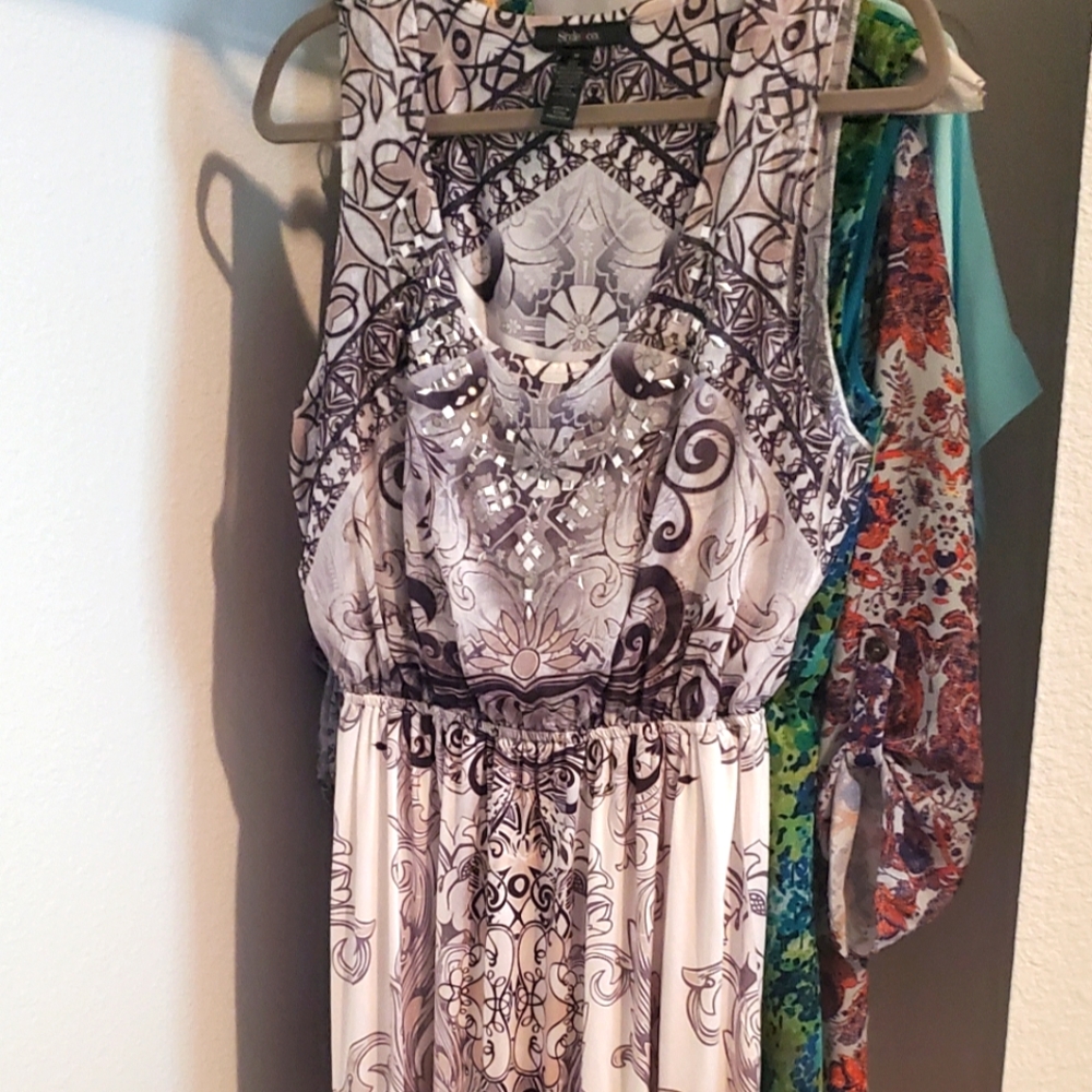 🔴final sale … Style & co woman charming a maxi dress 👗